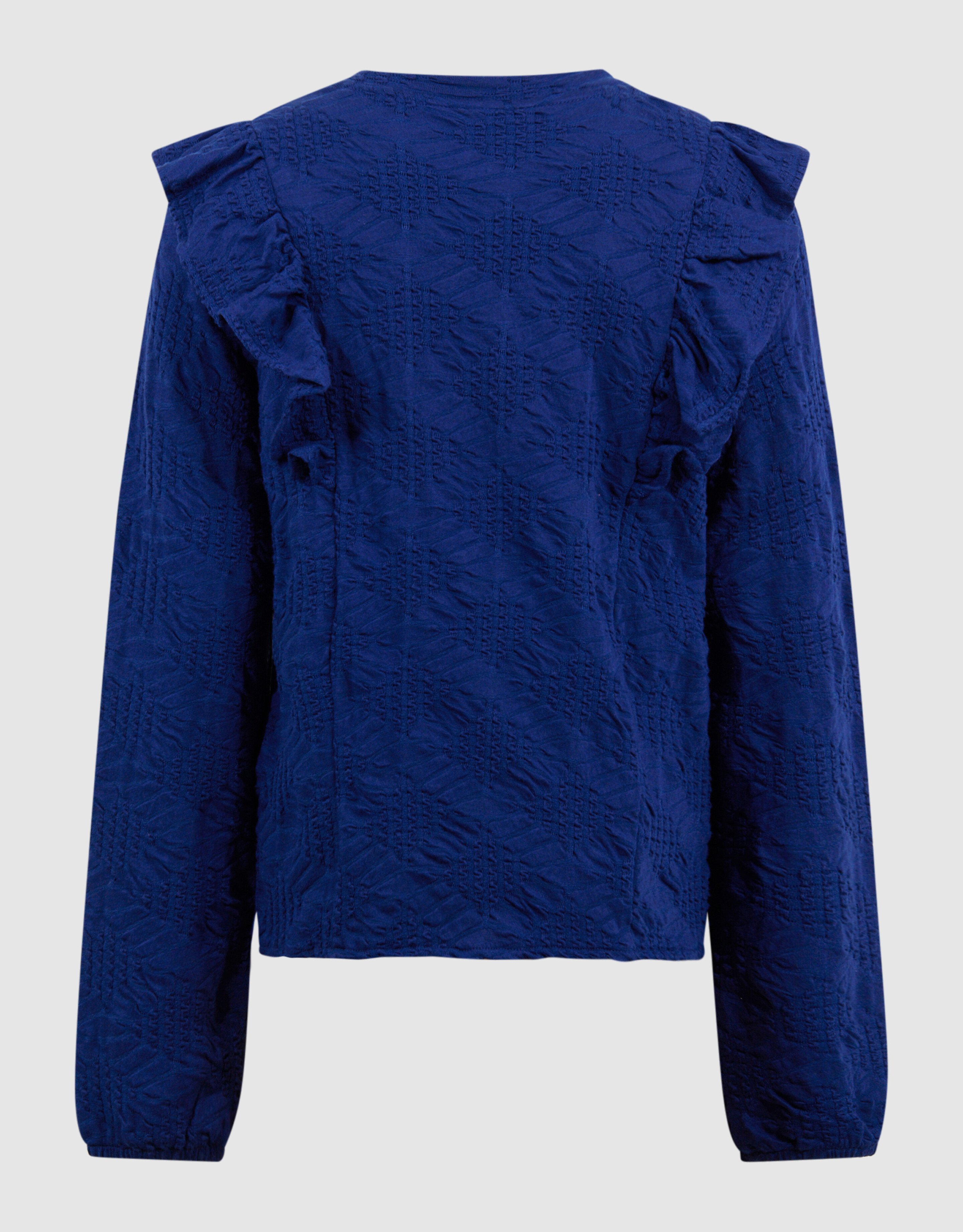 Ruffle Top Donkerblauw SHOEBY GIRLS