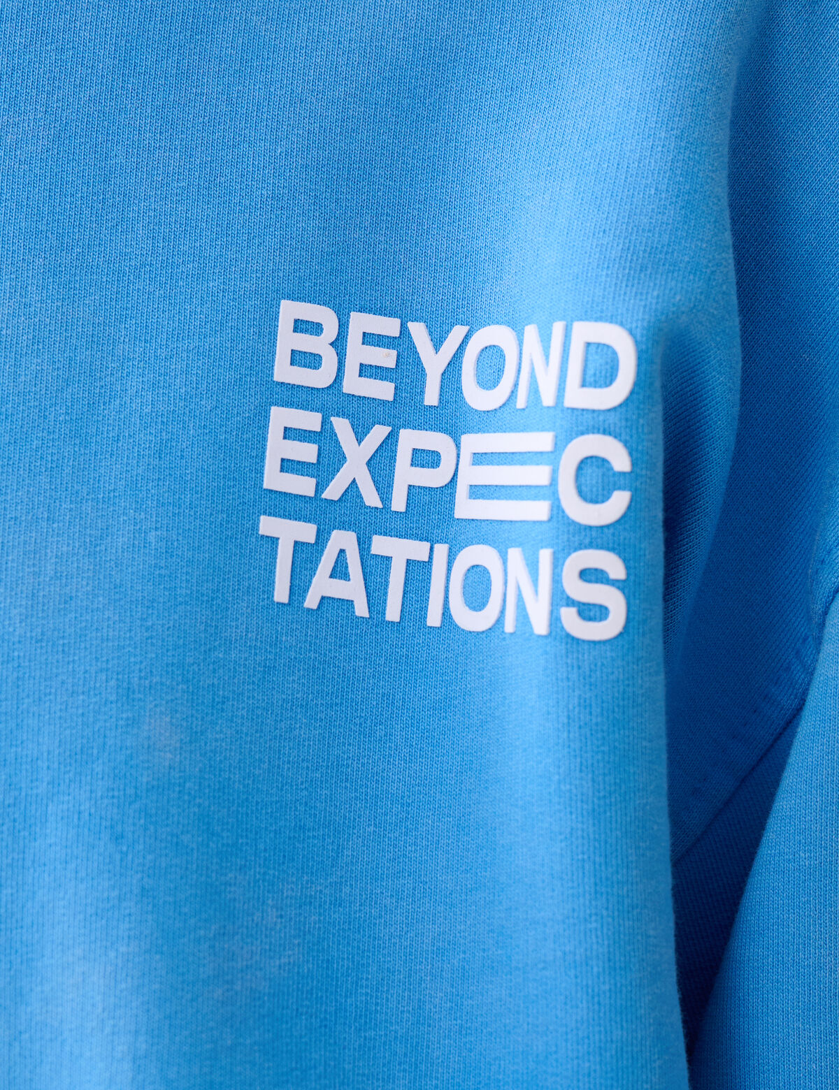 Washed Artwork Sweater Blauw SHOEBY BOYS