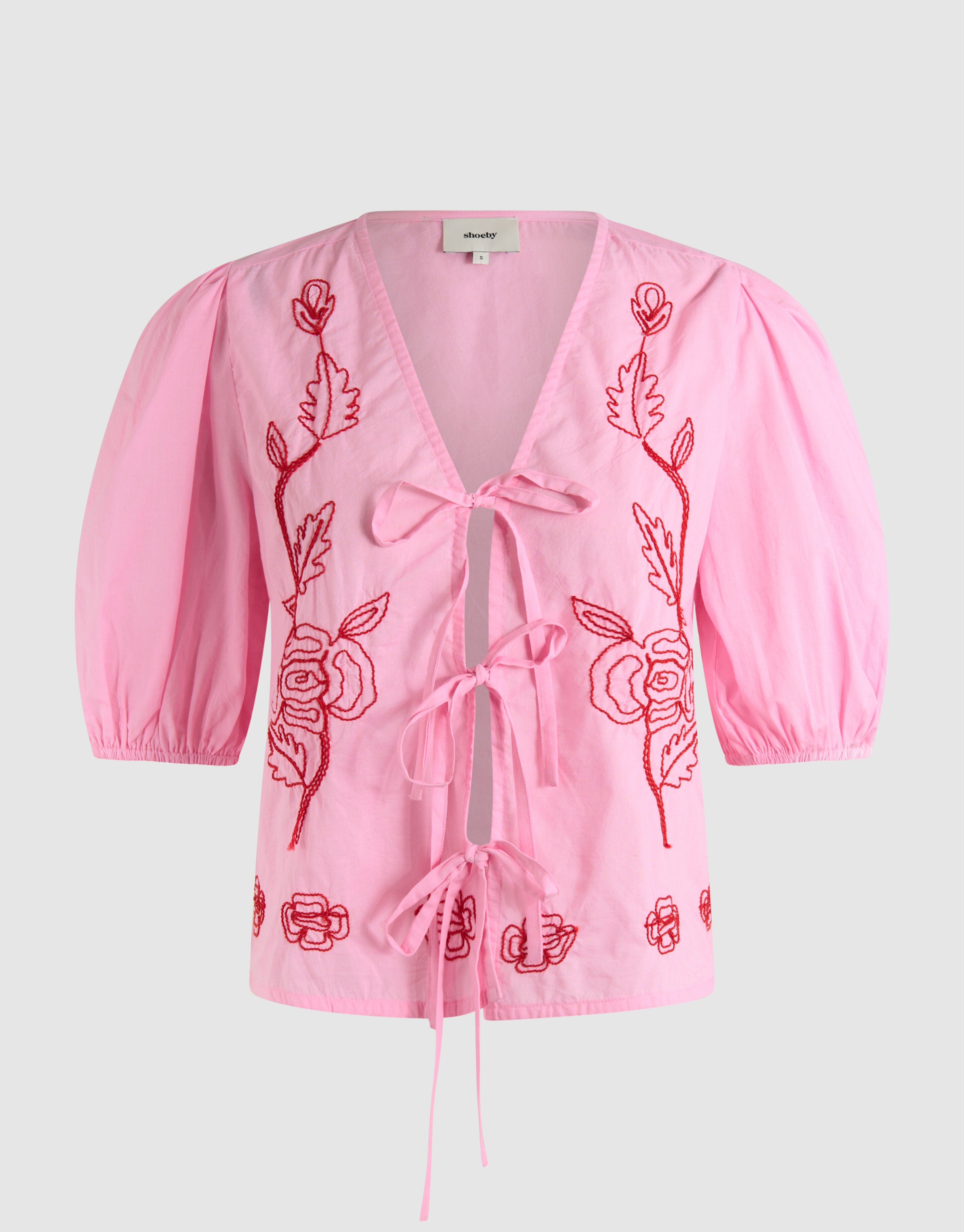 Embroidery Blouse Lichtroze SHOEBY WOMEN