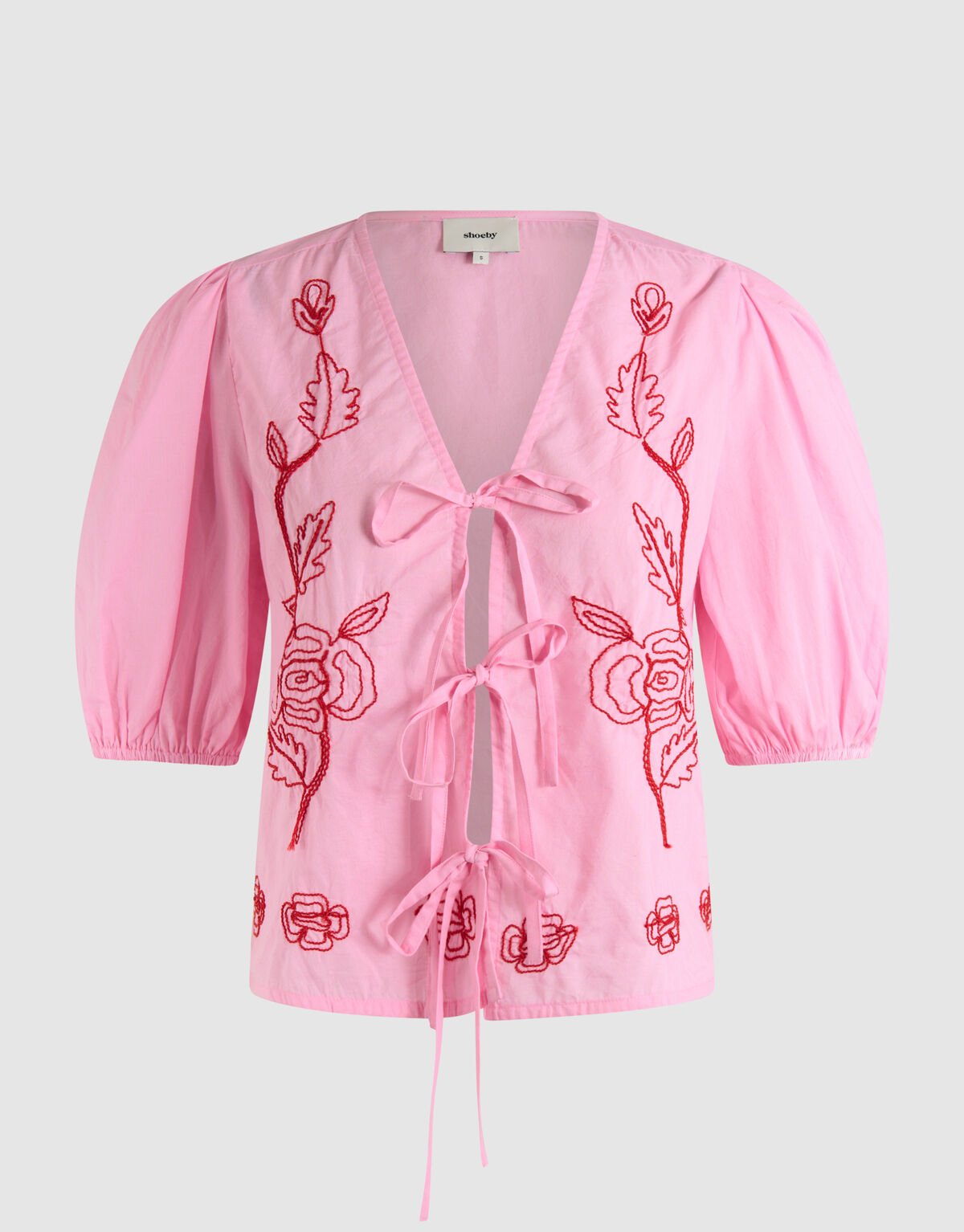 Embroidery Blouse Lichtroze SHOEBY WOMEN