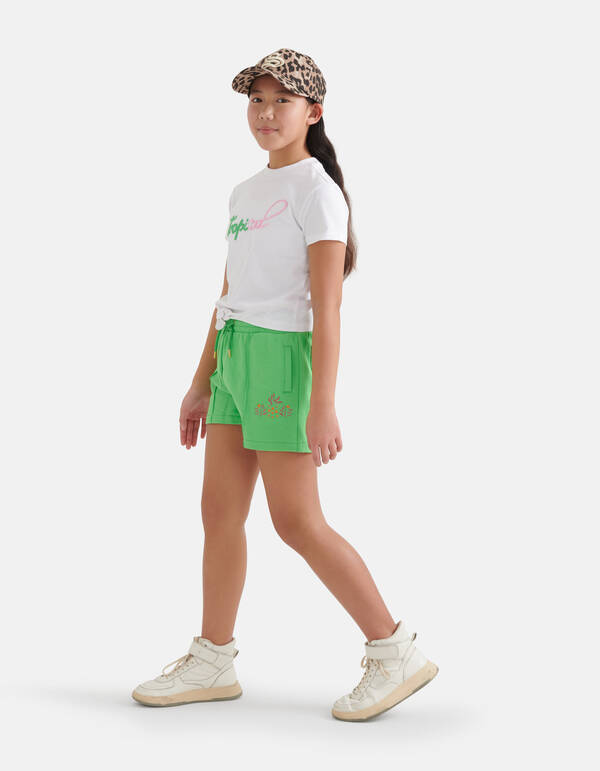Geborduurde Short Groen SHOEBY GIRLS