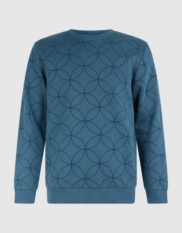 Flock Spark Sweater Blauw SHOEBY MEN