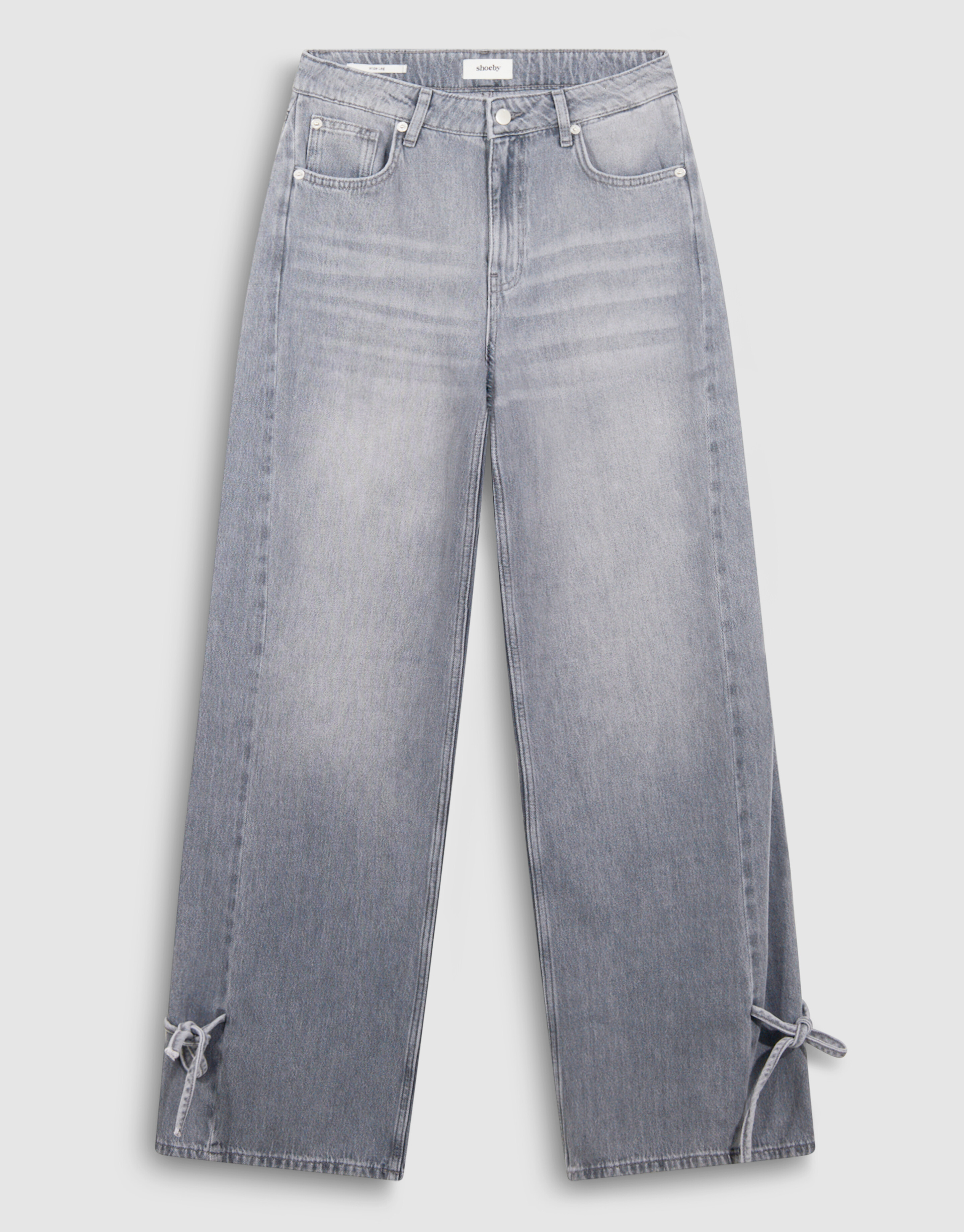 Strik Straight Fit Jeans Grijs SHOEBY WOMEN