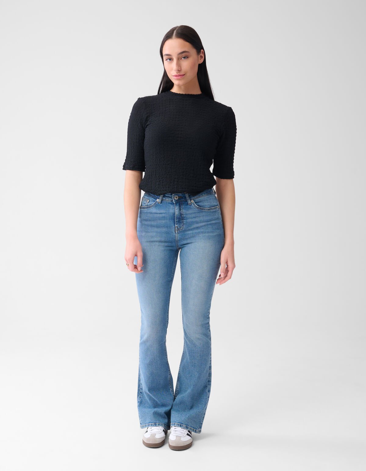 Flared Fit Jeans Mediumstone L34 SHOEBY WOMEN