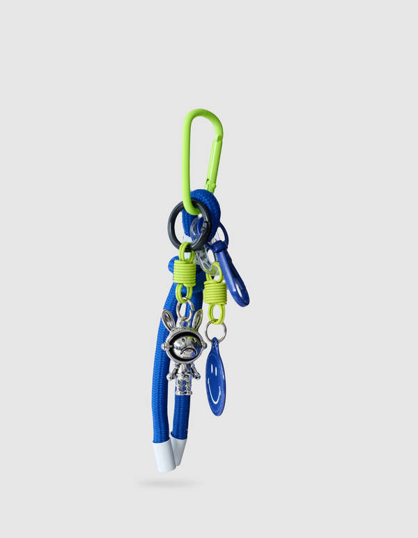 Happy Sleutelhanger Donkerblauw SHOEBY ACCESSOIRES