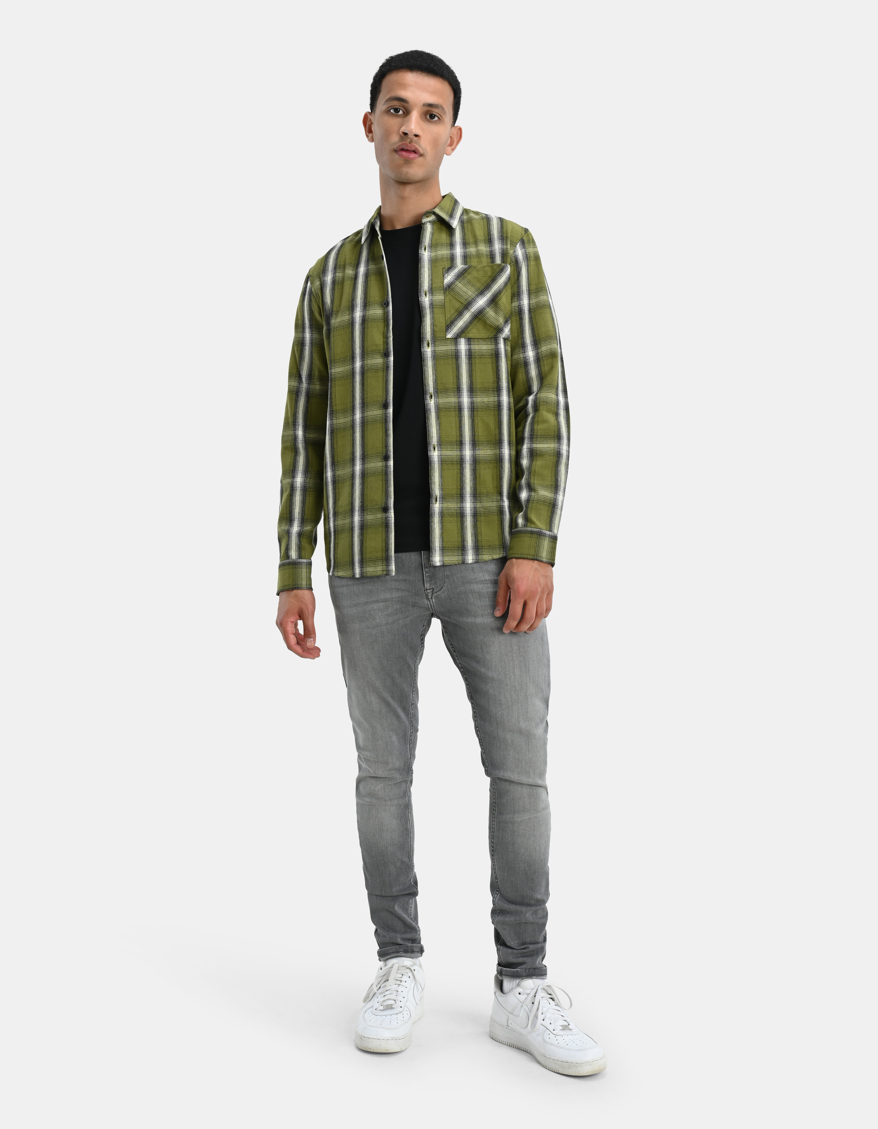 Green Check Overhemd SHOEBY MEN