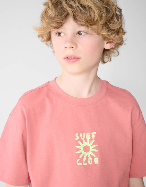 Surf Club Artwork T-shirt Terra SHOEBY BOYS