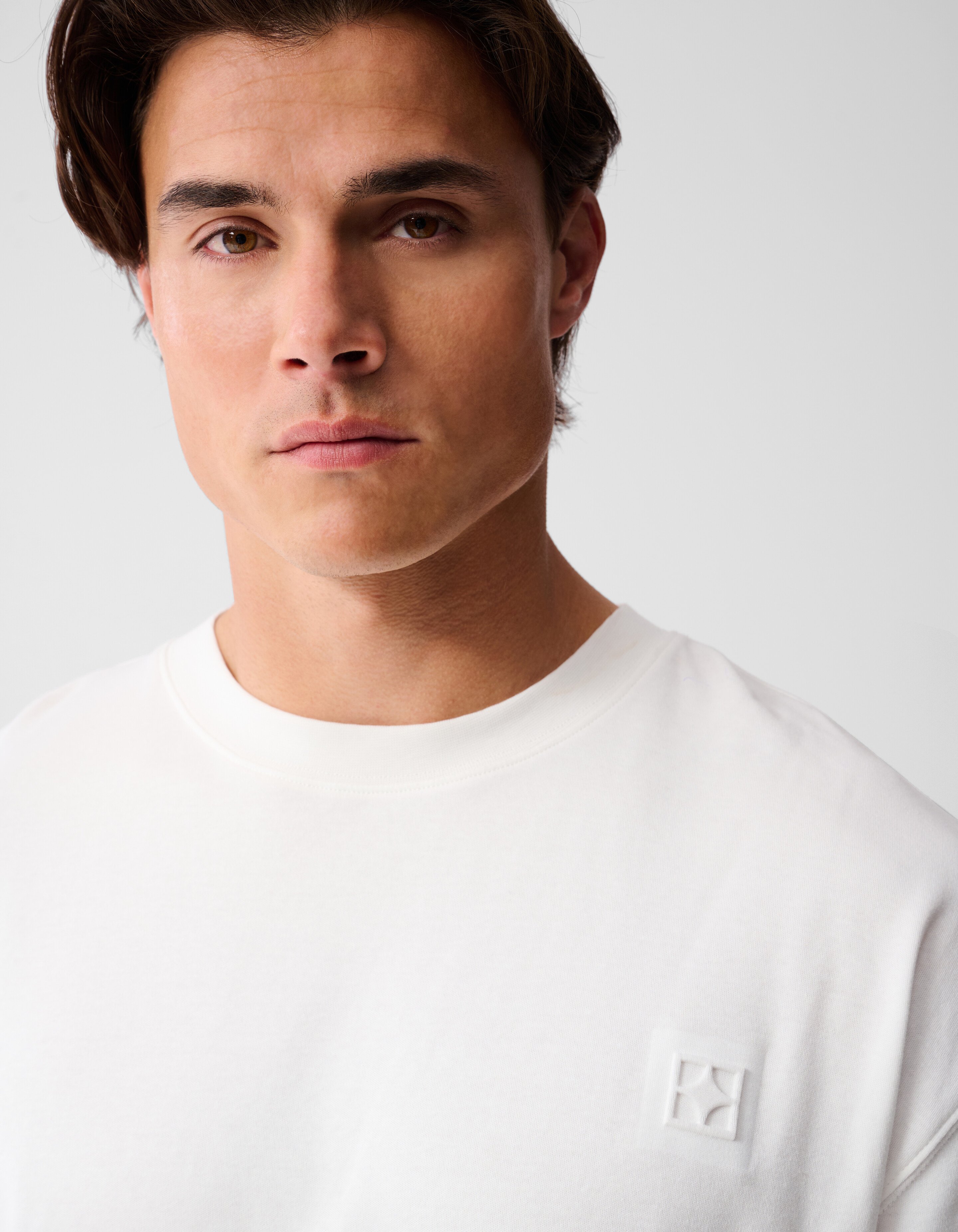 Embroidery Mix T-shirt Wit SHOEBY MEN