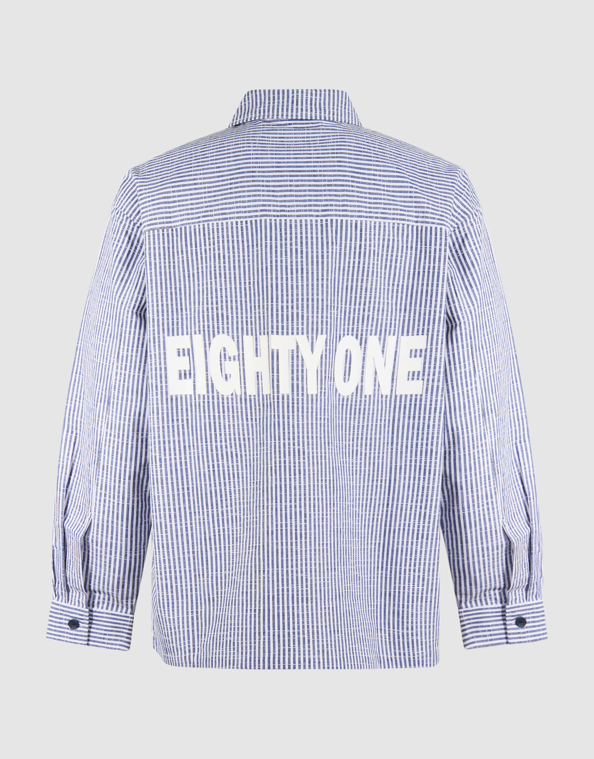 Pinstripe Overshirt Blauw SHOEBY MEN