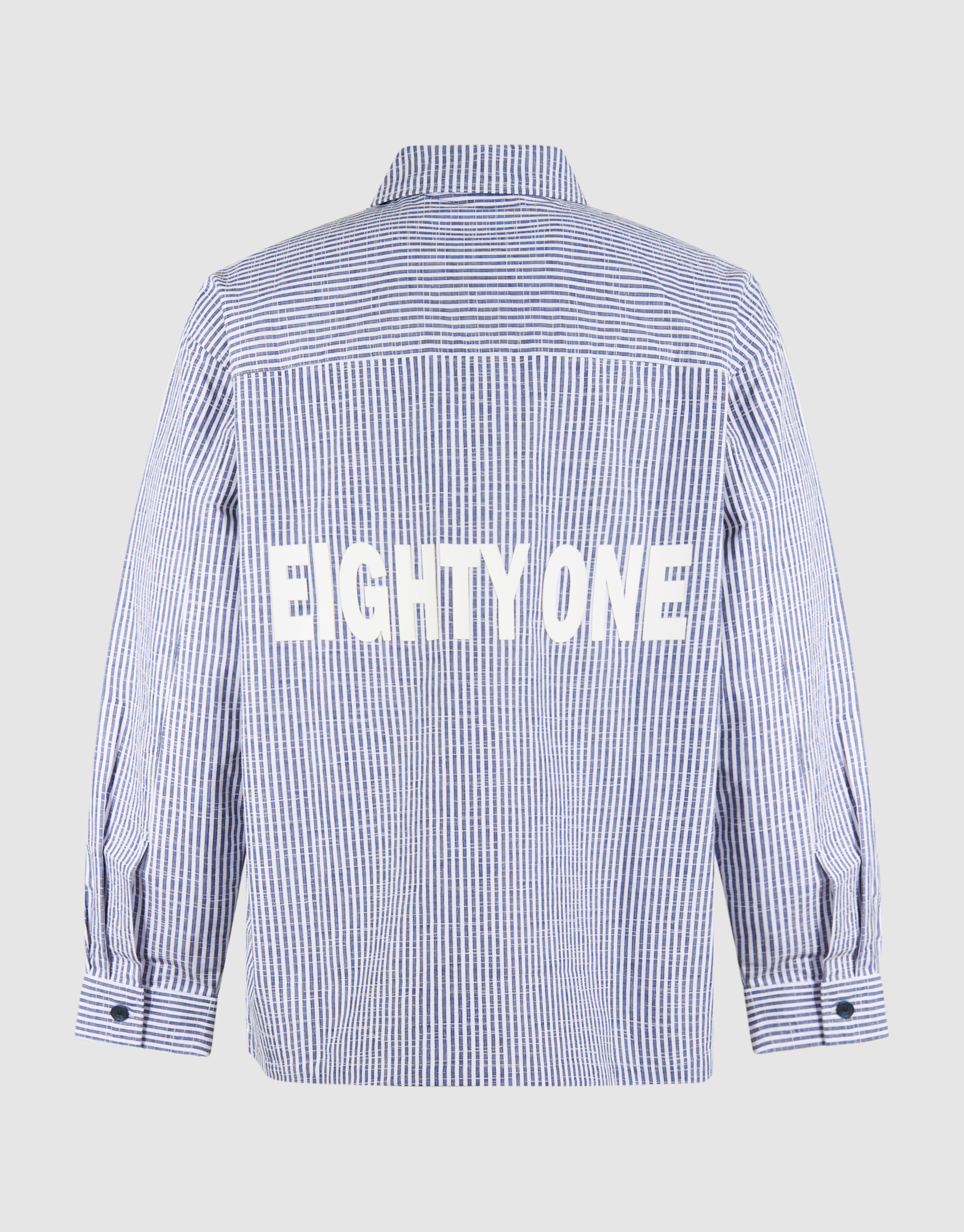 Pinstripe Overshirt Blauw SHOEBY MEN