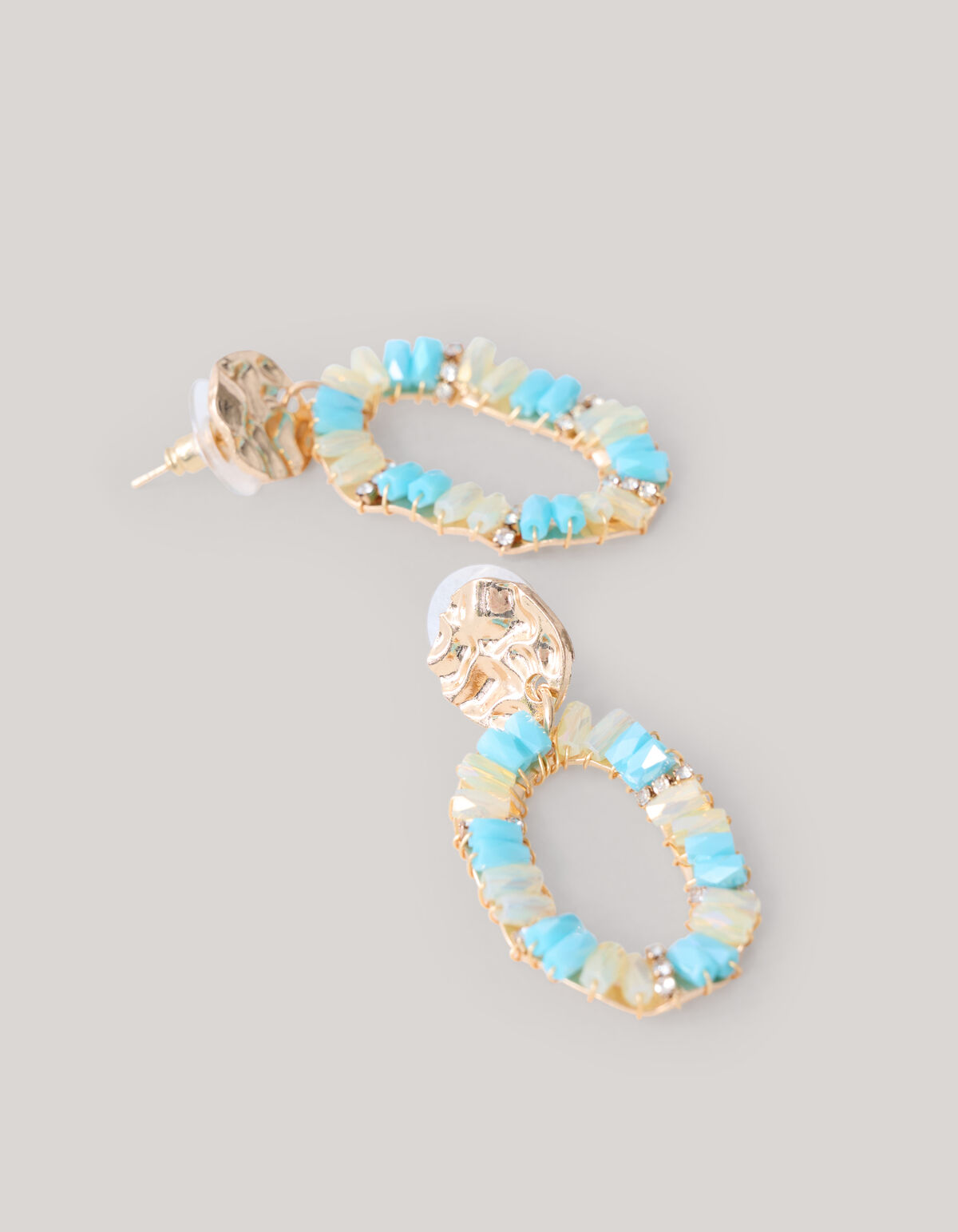 Oval oorbellen Goud SHOEBY ACCESSOIRES