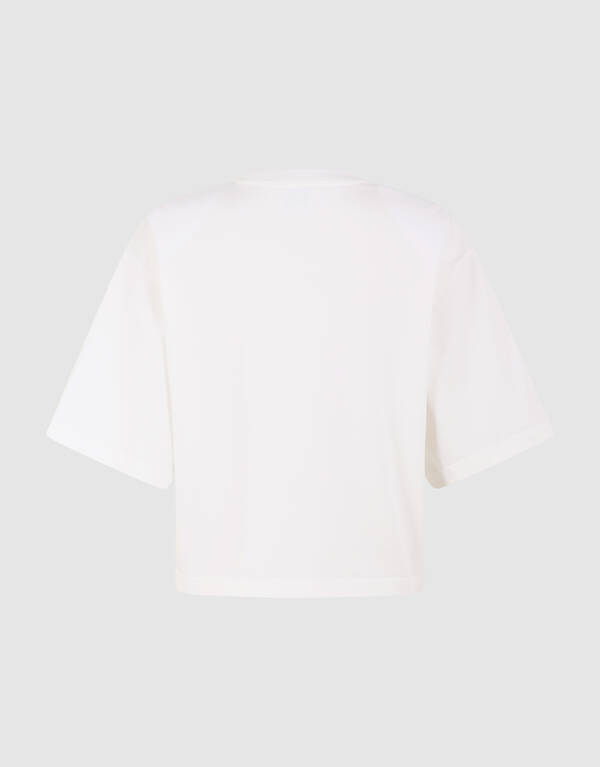 Big Shoulder T-shirt Wit SHOEBY WOMEN