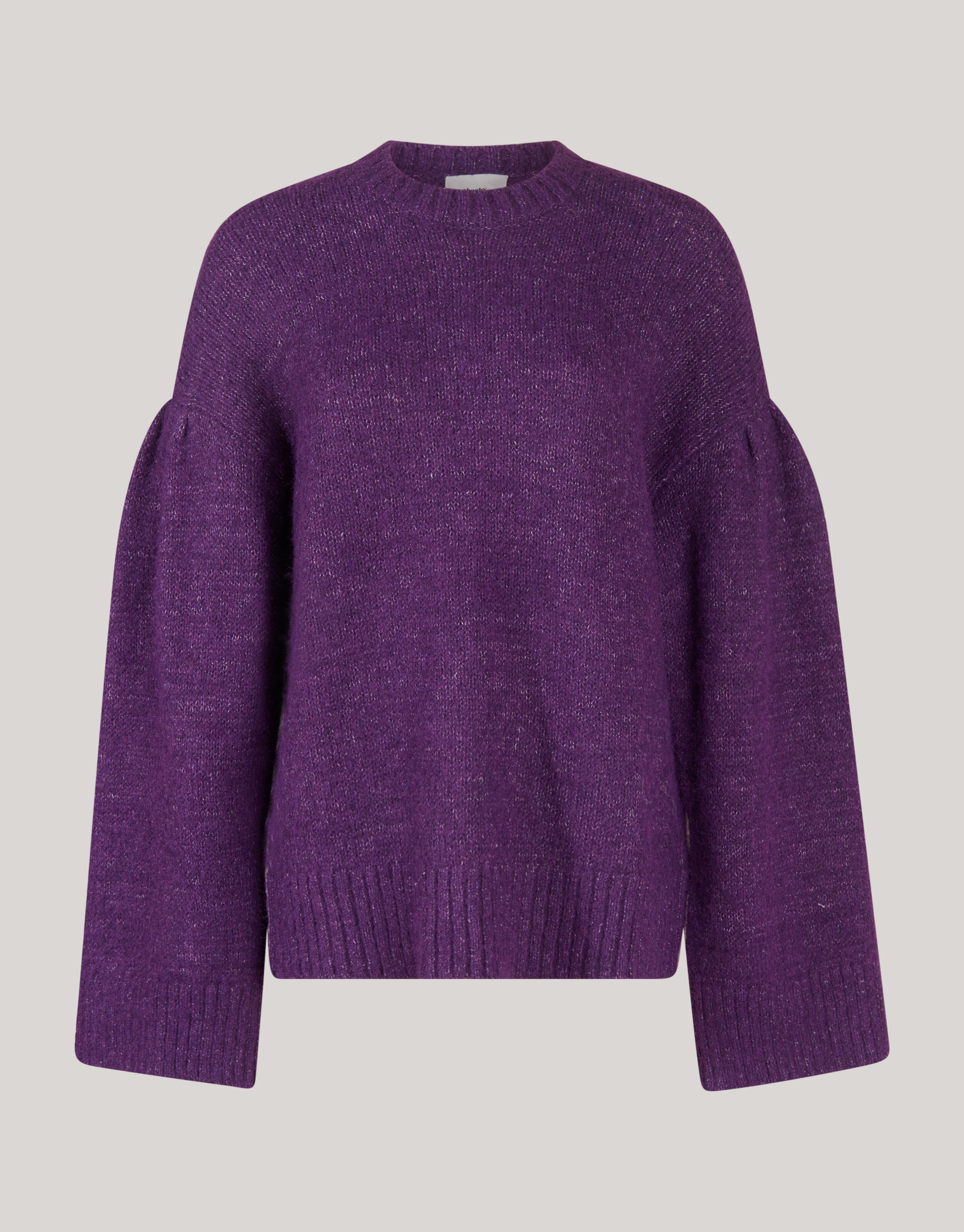 Straight Sleeve Trui Donkerpaars SHOEBY WOMEN