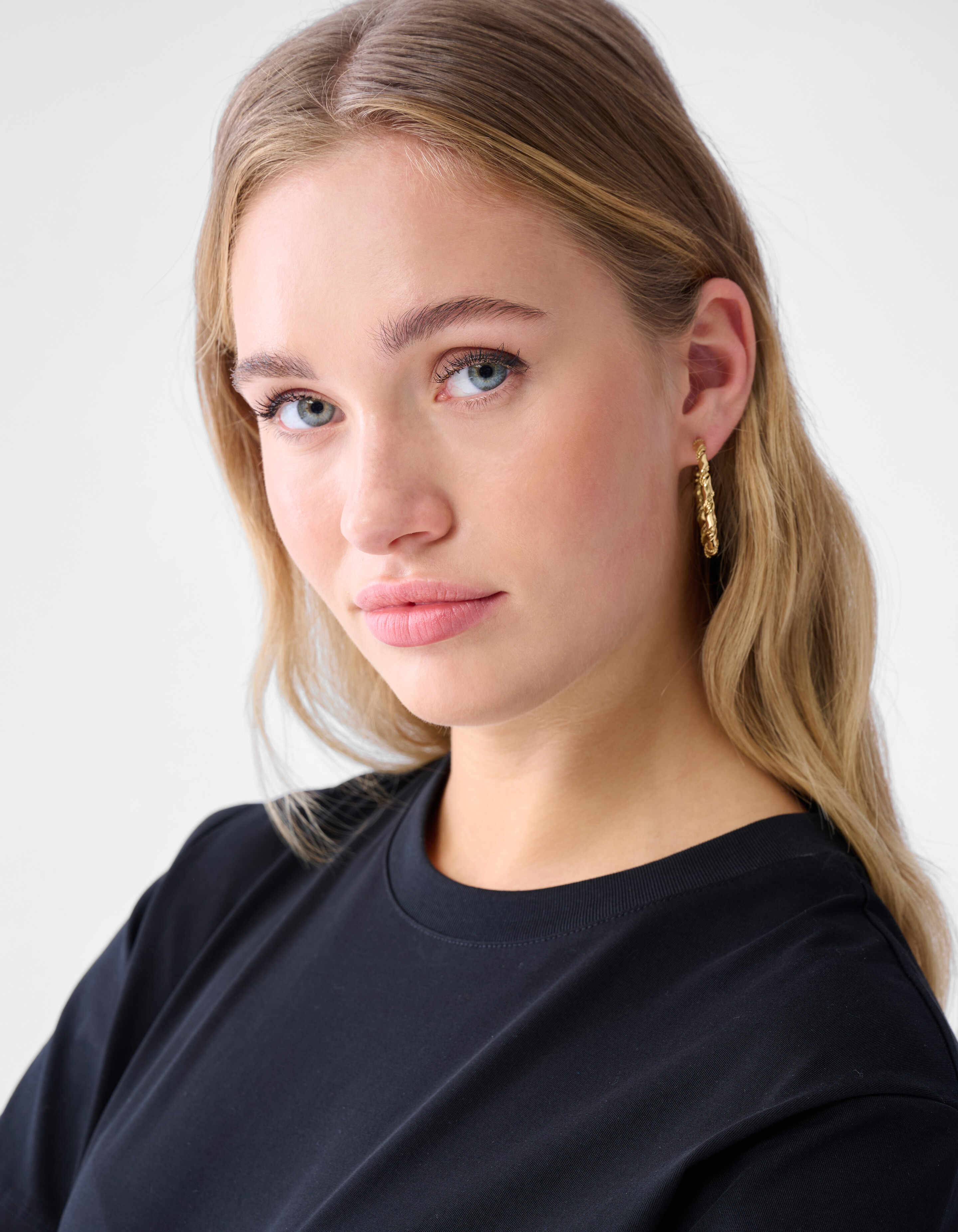 Twisted Hoop Oorbellen Goud SHOEBY ACCESSOIRES