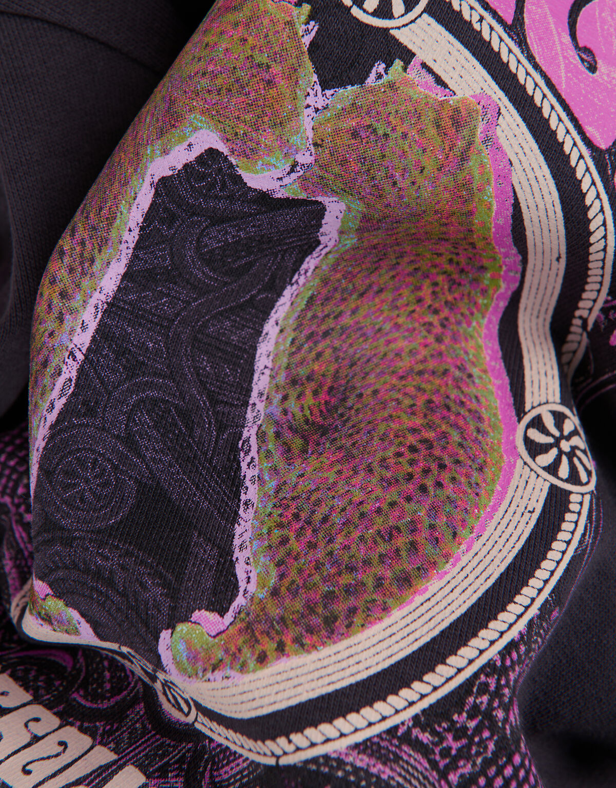 Printed Sweater Donkergrijs SHOEBY GIRLS