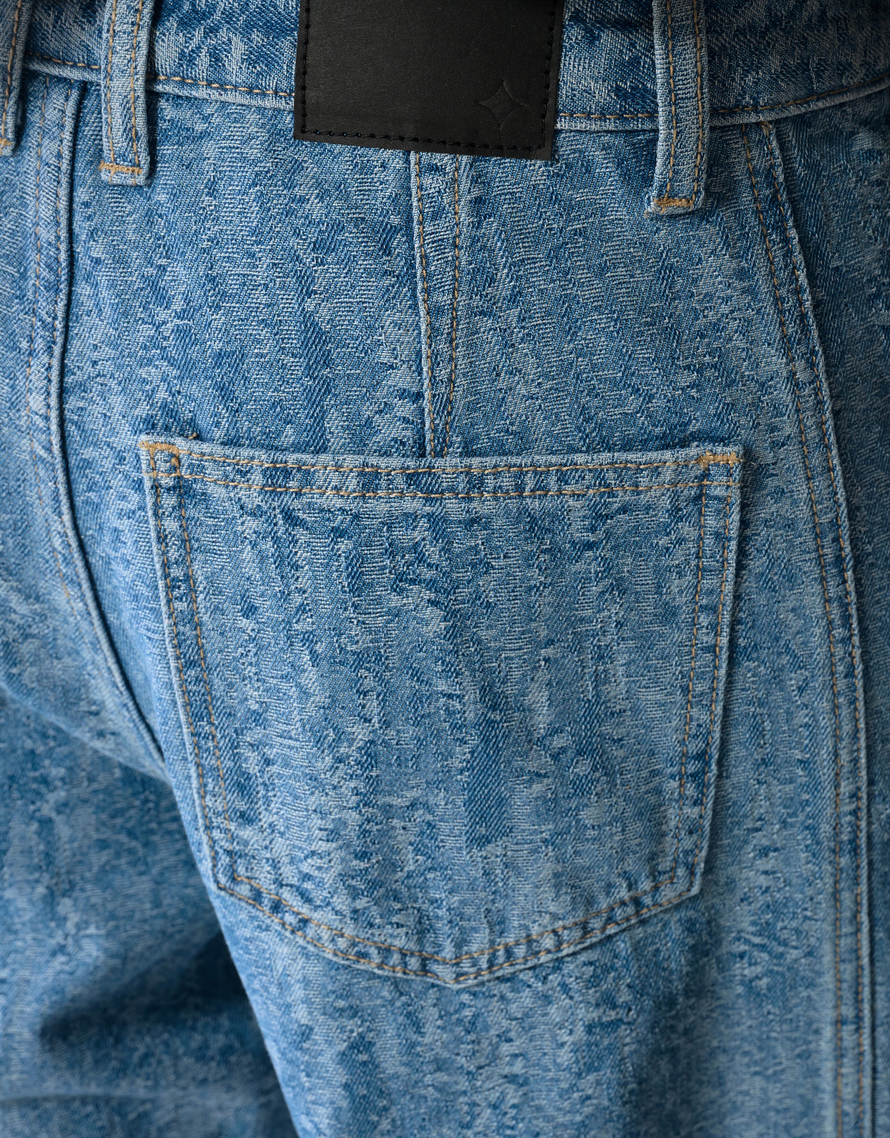 Jacquard Barrel Fit Jeans Blauw SHOEBY WOMEN