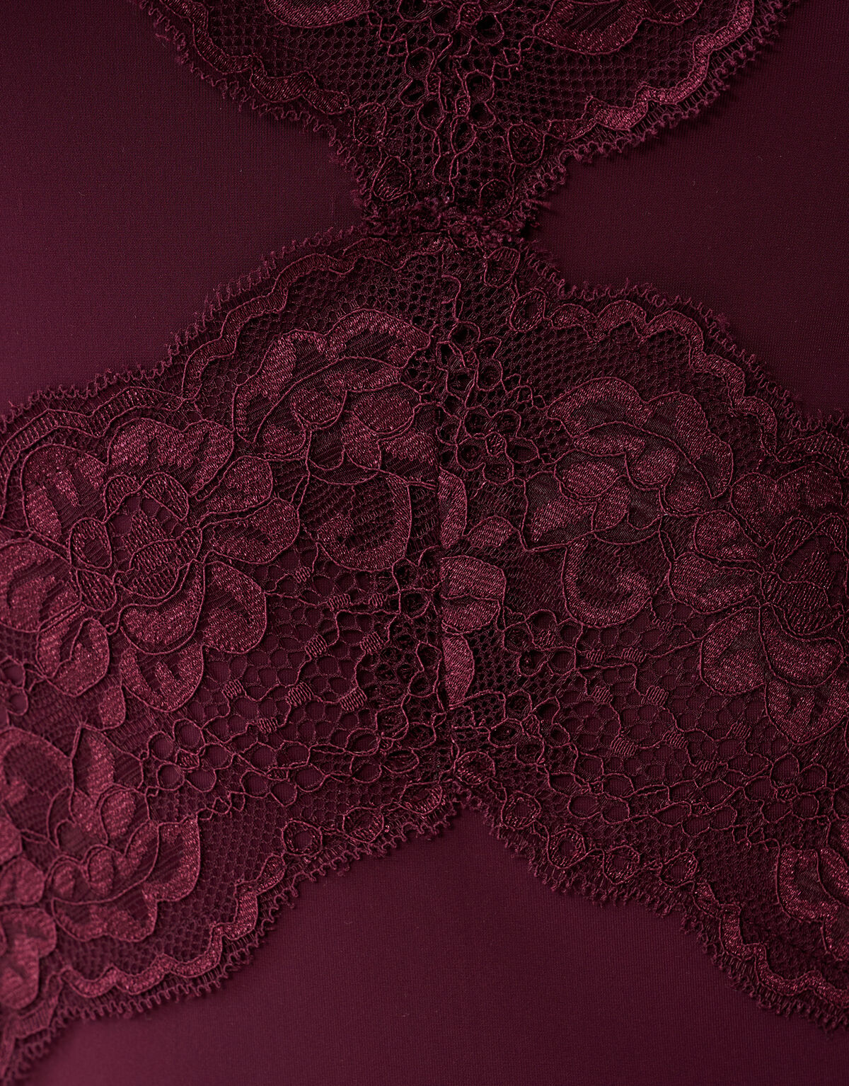 Kanten Body Donkerrood SHOEBY WOMEN