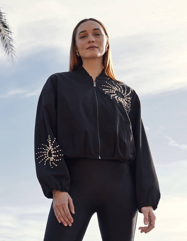 Parel Bomber Zwart By Mieke SHOEBY WOMEN