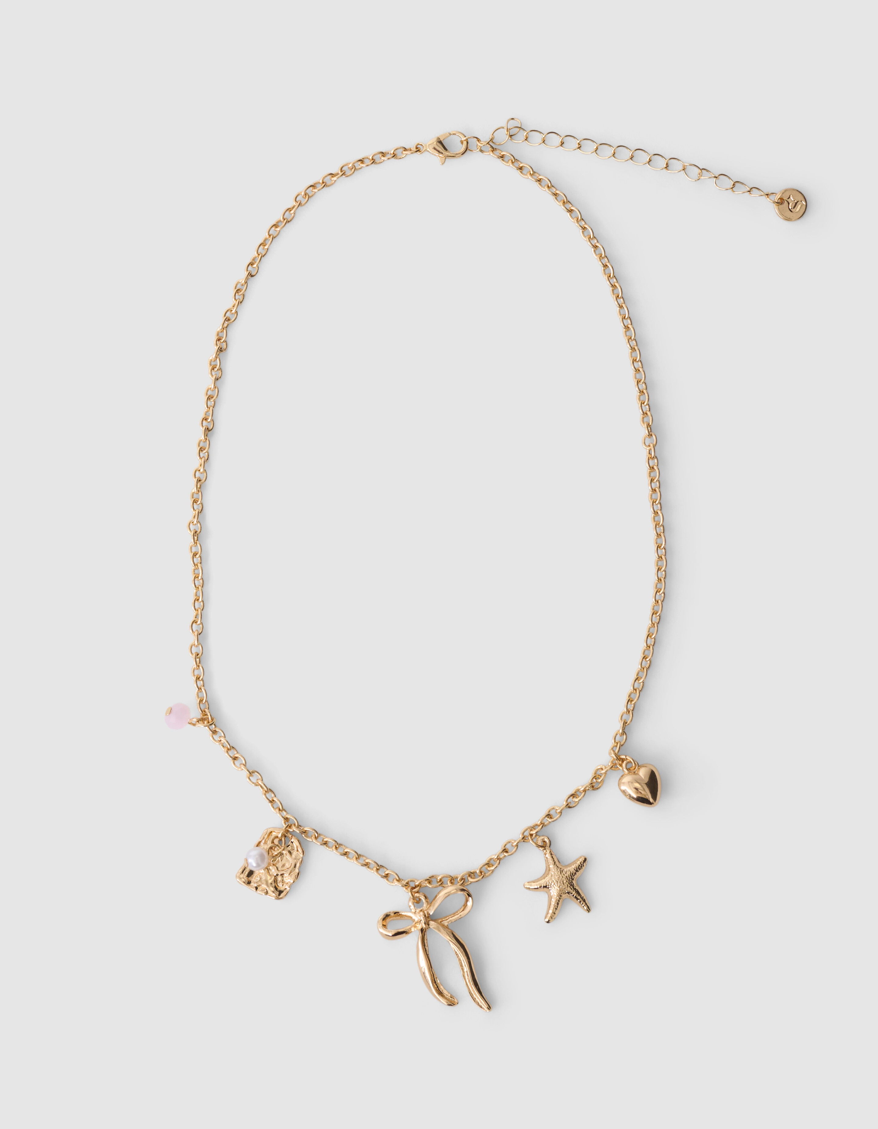 Charm Strik Ketting Goud SHOEBY ACCESSOIRES