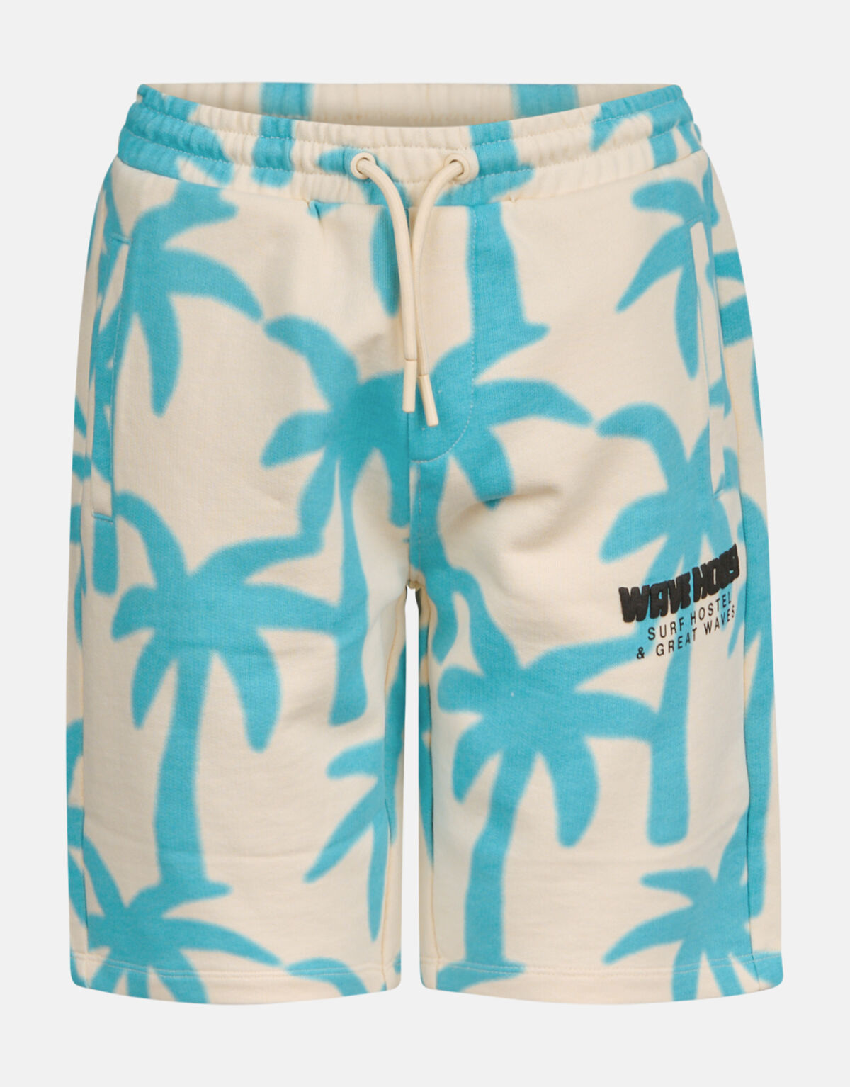 Palm Print Short Gebroken Wit SHOEBY BOYS