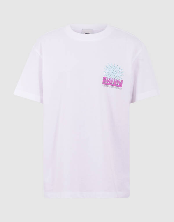 Sun Artwork T-shirt Wit SHOEBY GIRLS