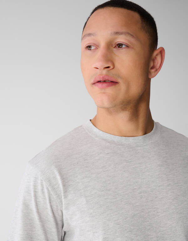 S81 Artwork T-shirt Lichtgrijs SHOEBY MEN