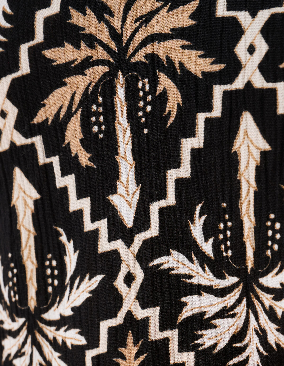 Printed Top Zwart/Wit SHOEBY WOMEN