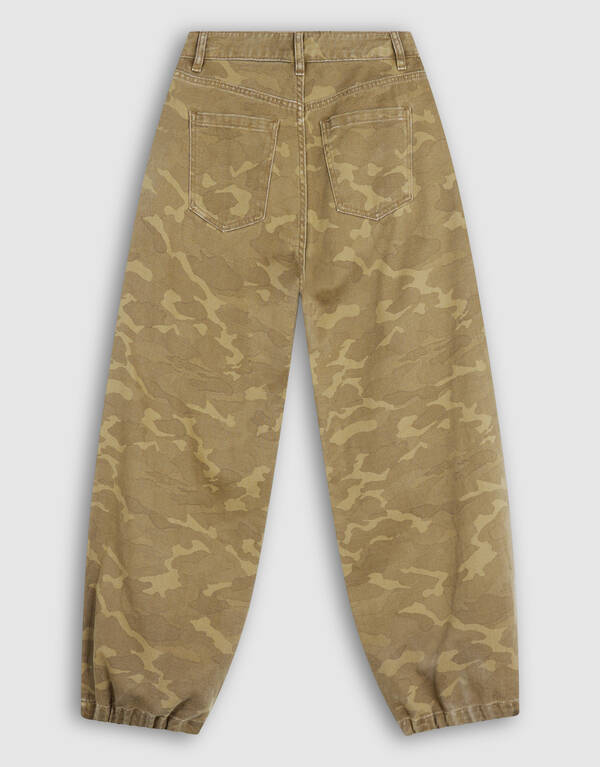 Camo Strass Jeans Bruin SHOEBY WOMEN