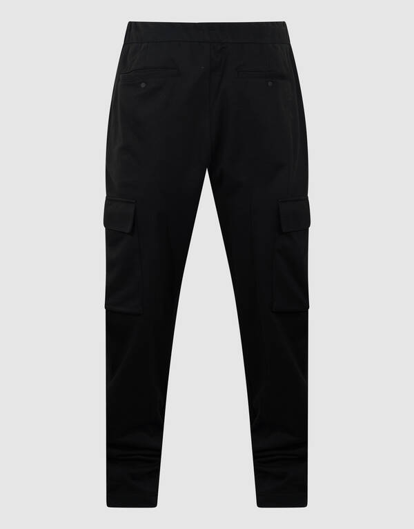 Tapered Fit Cargo Broek Zwart SHOEBY MEN