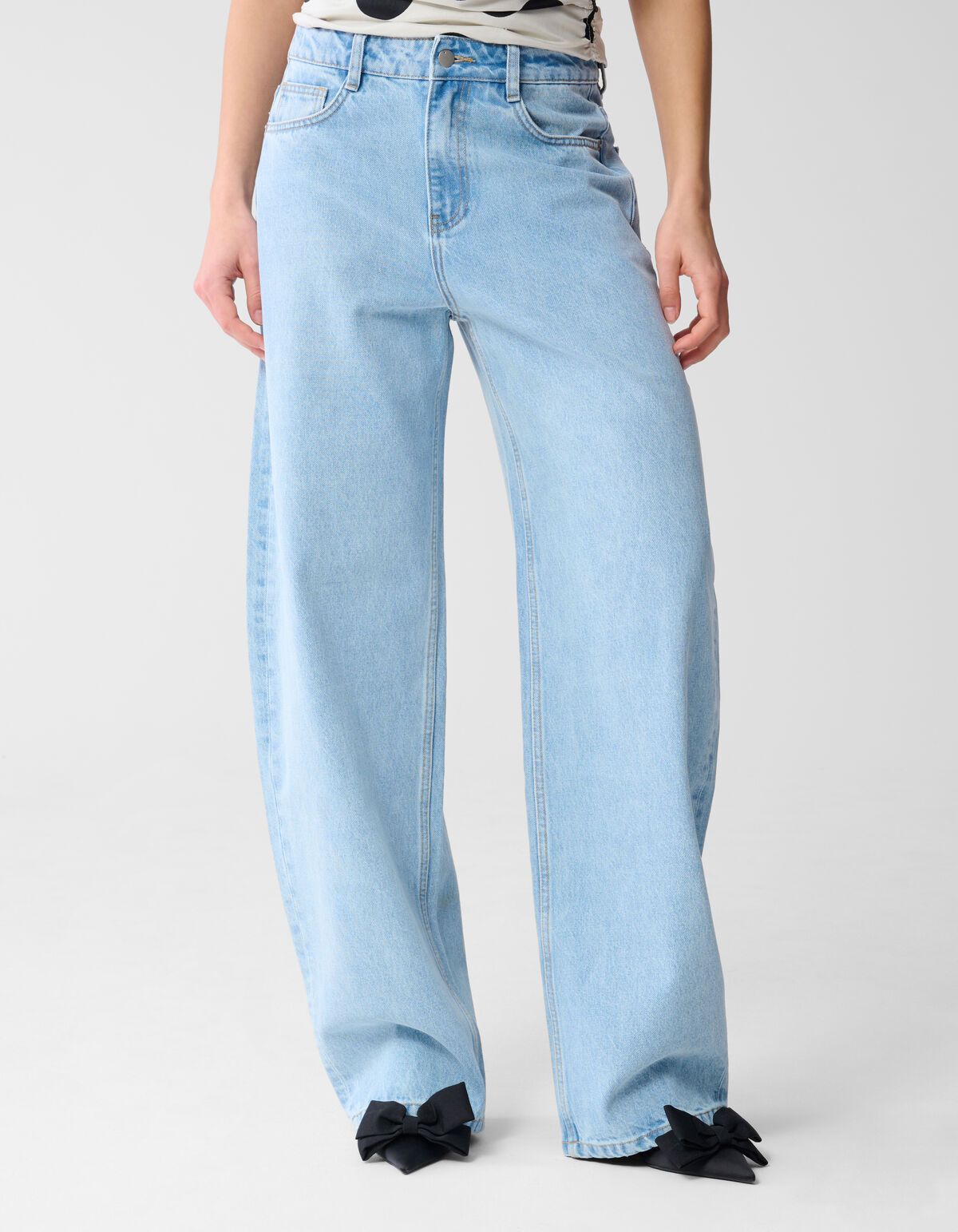 Barrel Fit Jeans Bleached By Monica SHOEBY WOMEN