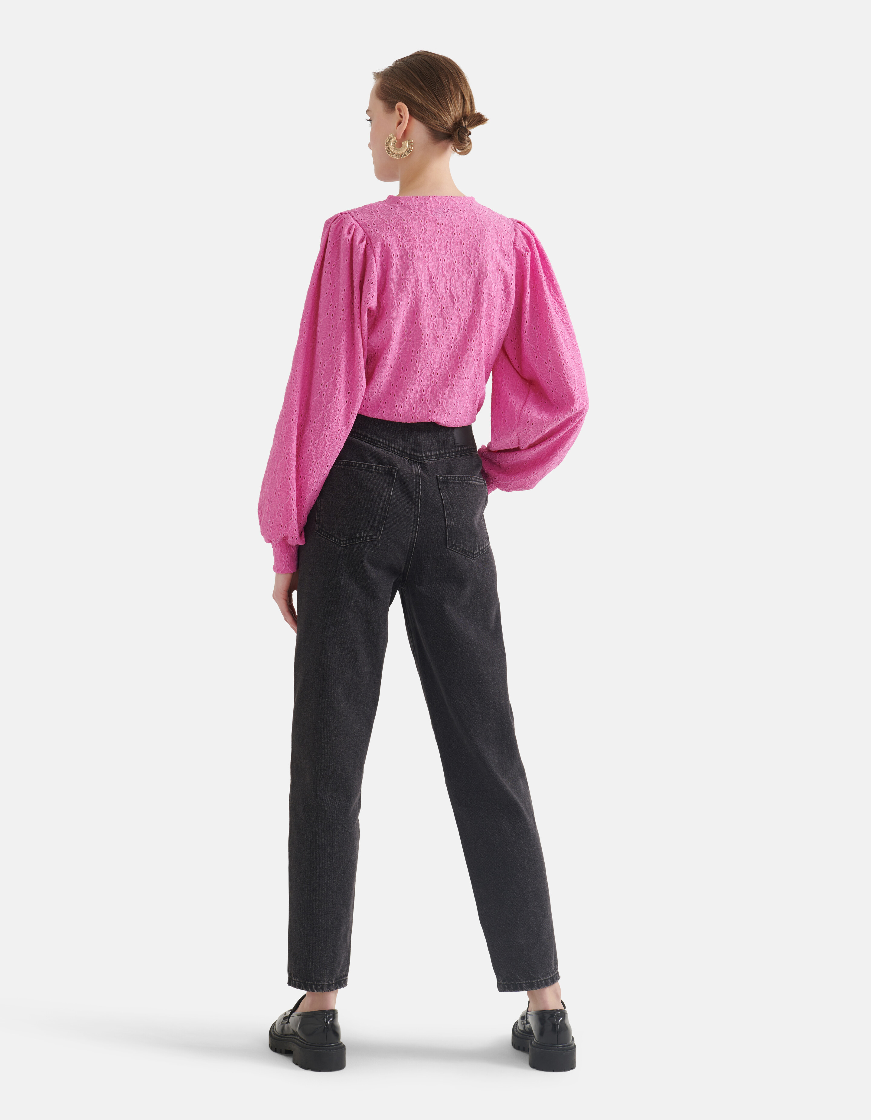 Embroidery Blouse Roze SHOEBY WOMEN
