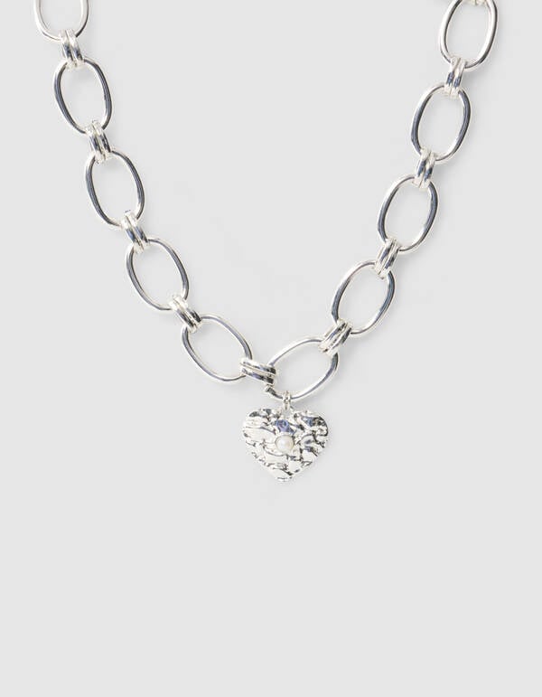 Heart Ketting Zilver SHOEBY ACCESSOIRES