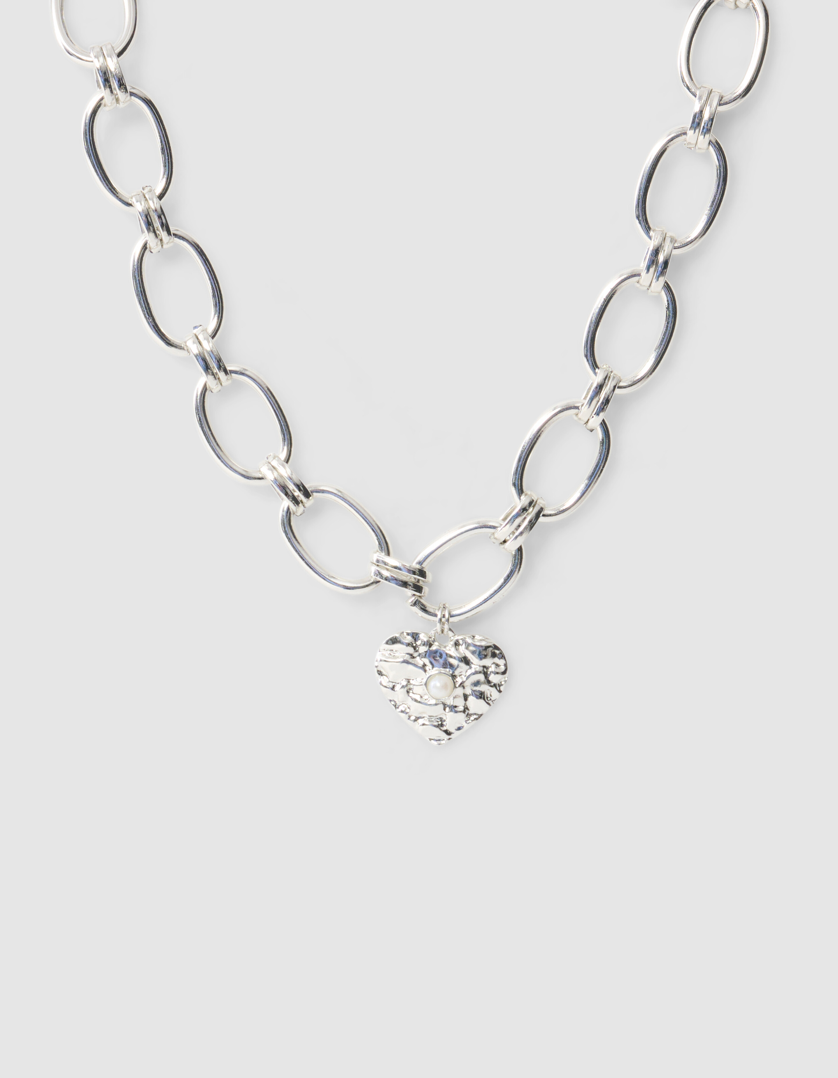 Heart Ketting Zilver SHOEBY ACCESSOIRES