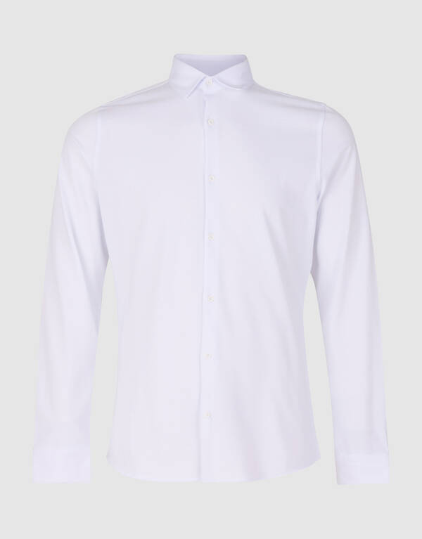 Jersey Overhemd Wit SHOEBY MEN