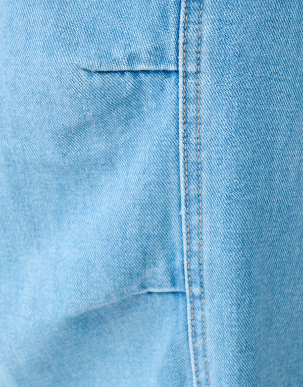 Pleated Baggy Fit Jeans Lichtblauw SHOEBY WOMEN