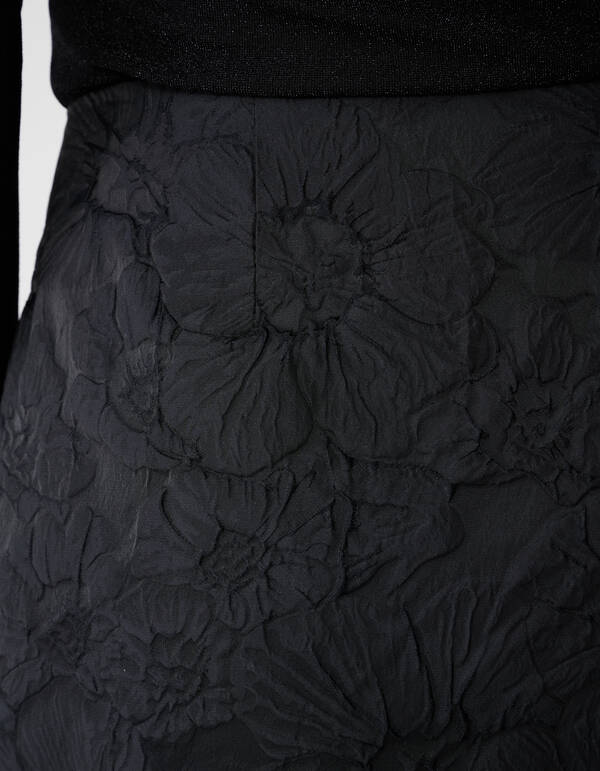 Strik Mini Rok Zwart SHOEBY WOMEN