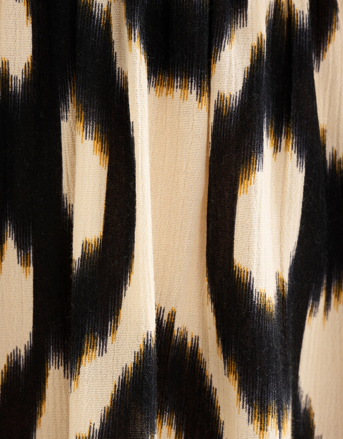 Crinkle Jurk Zwart/Gebroken Wit SHOEBY WOMEN