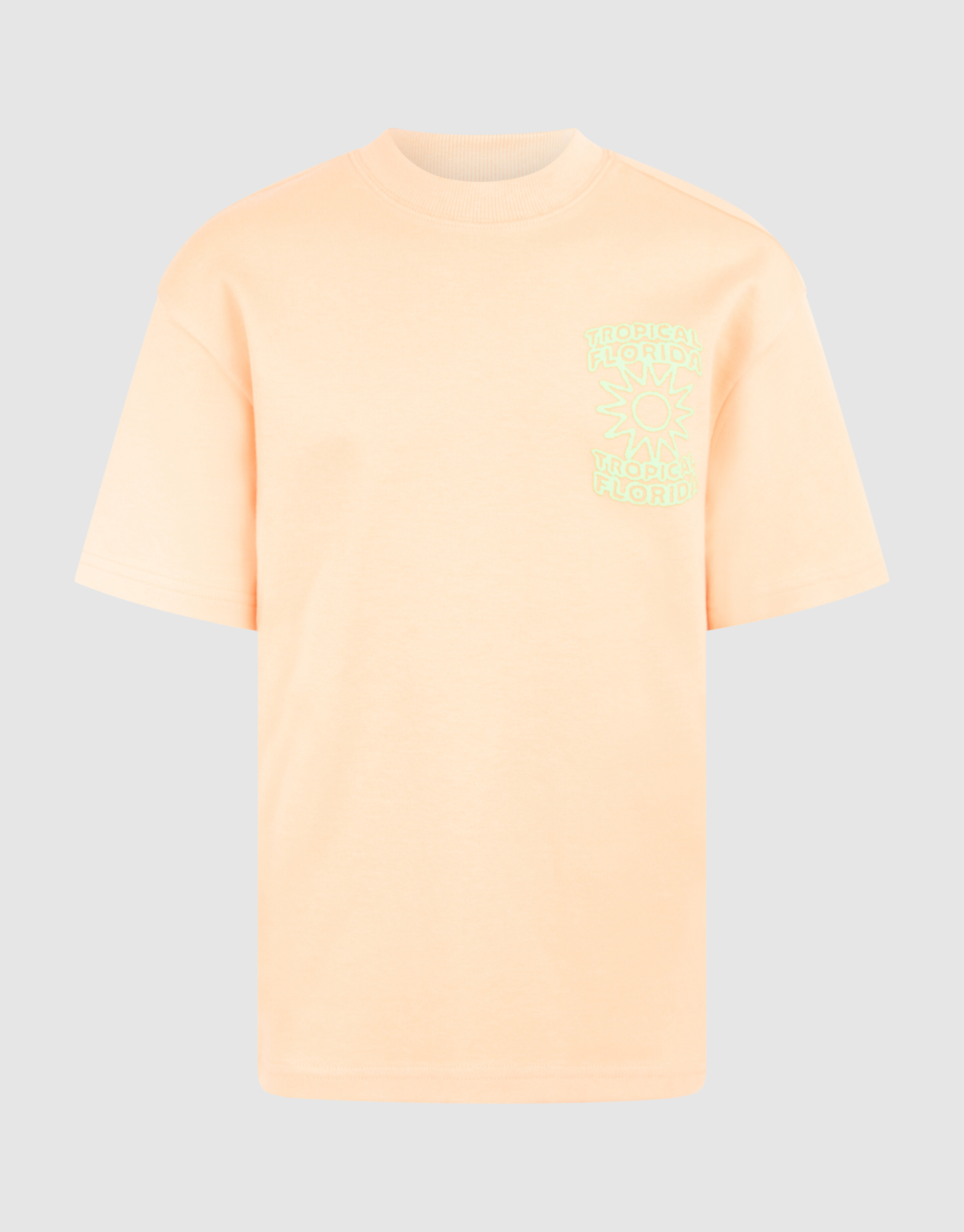 Tropical Artwork T-shirt Lichtoranje SHOEBY BOYS