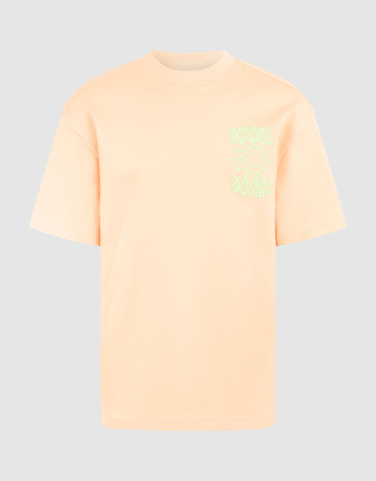 Tropical Artwork T-shirt Lichtoranje SHOEBY BOYS