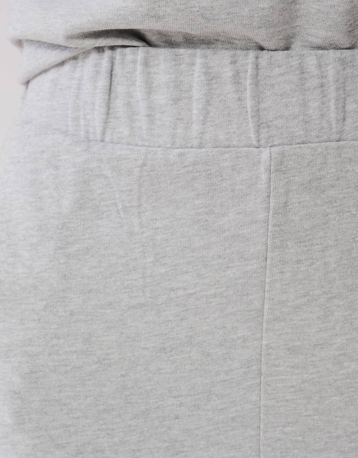 Maxi Sweat Rok Lichtgrijs SHOEBY WOMEN