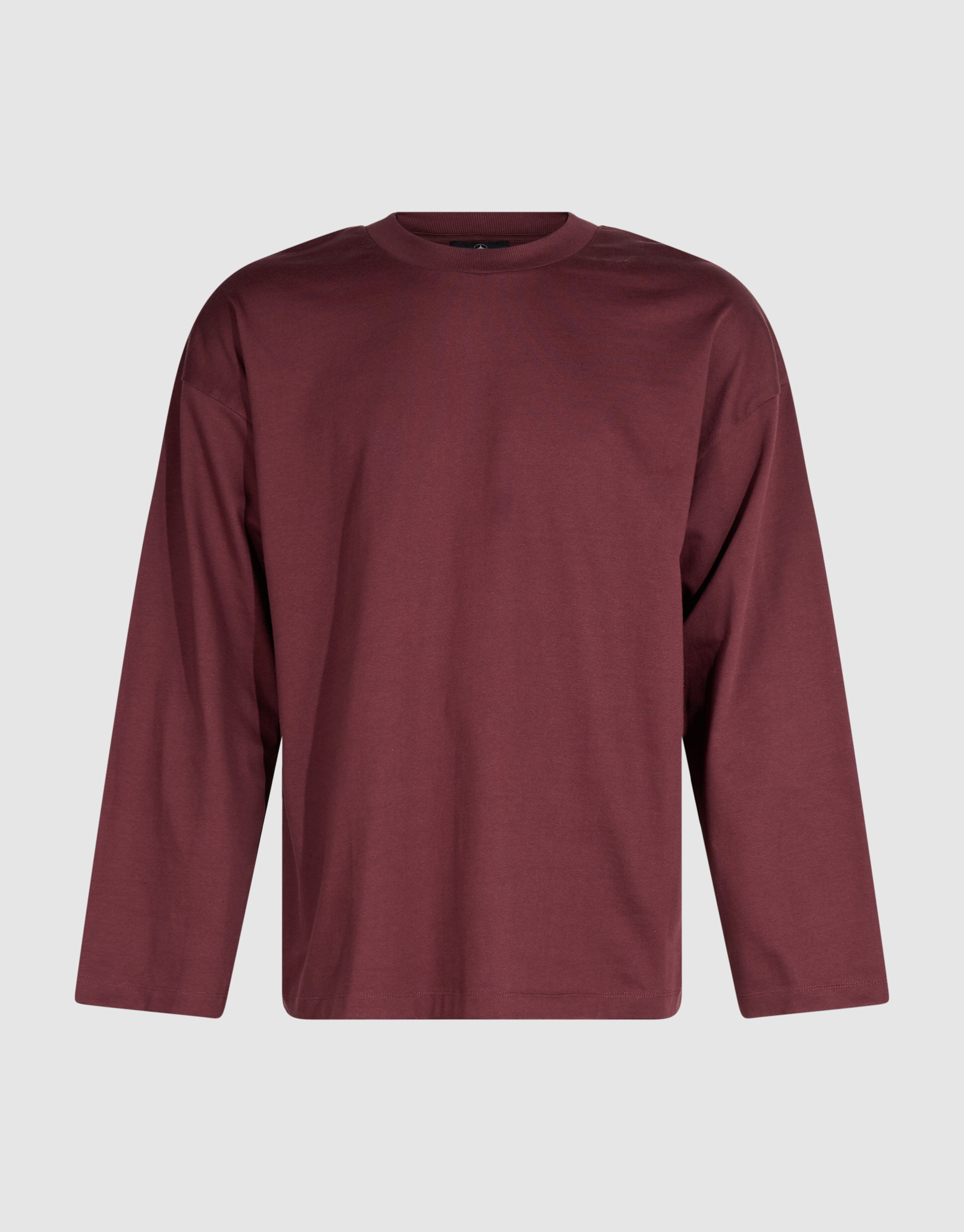 Basis Relaxed Fit Longsleeve Rood SHOEBY MEN