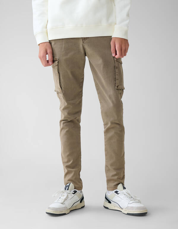 Cargo Broek Khaki SHOEBY BOYS