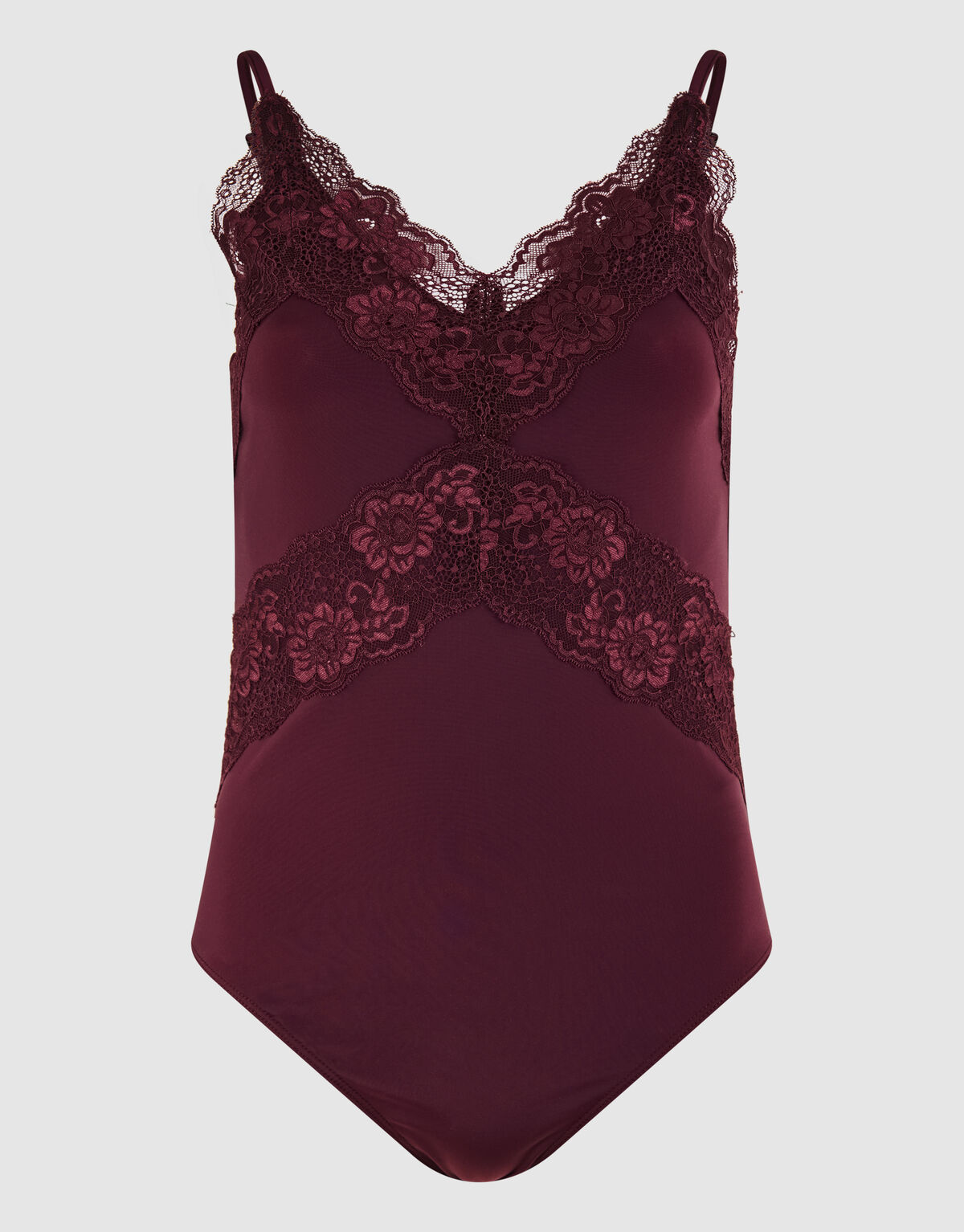 Kanten Body Donkerrood SHOEBY WOMEN