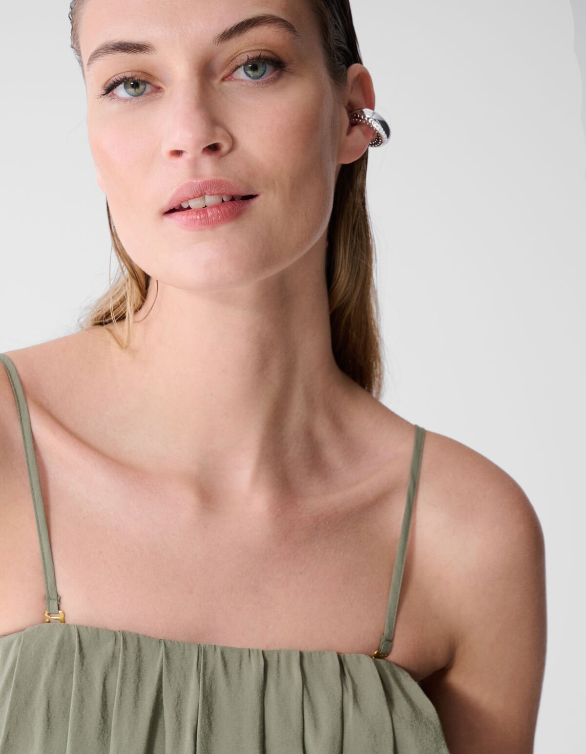 Geplooide Top Lichtgroen By Lonneke SHOEBY WOMEN