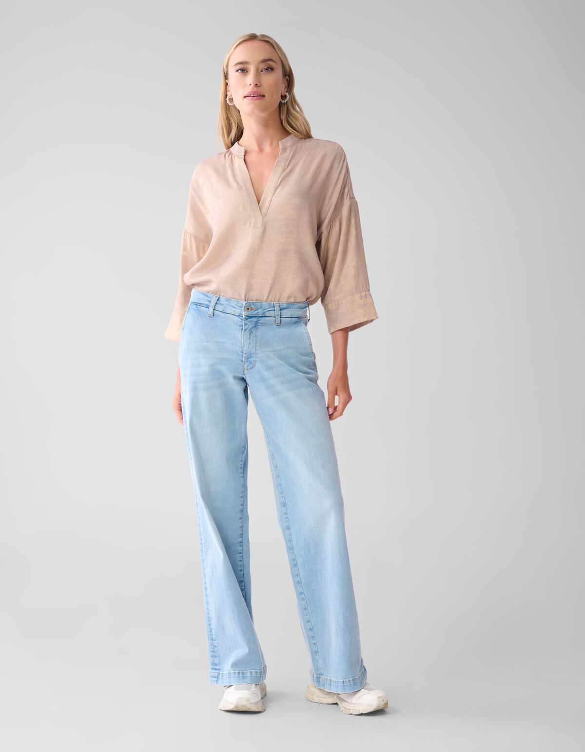 Shine Wide Blouse Goud SHOEBY WOMEN