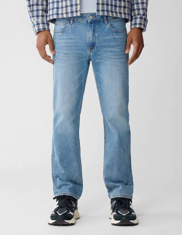 Straight Fit Jeans Blauw L32 SHOEBY MEN