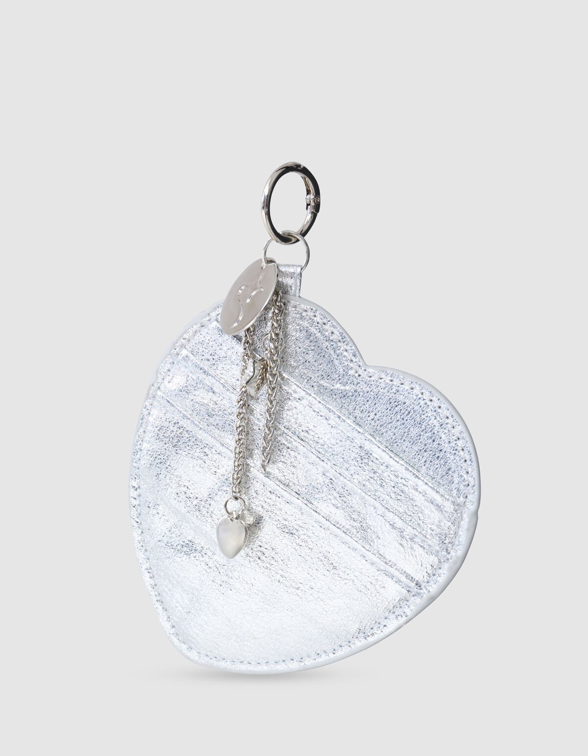 Heart Portemonnee Bagcharm Zilver SHOEBY ACCESSOIRES