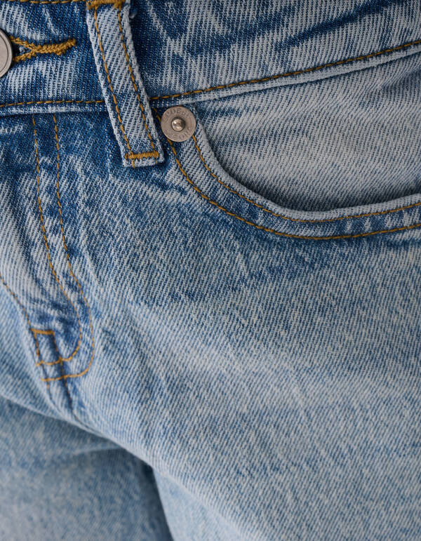Baggy Fit Jeans Lichtblauw SHOEBY GIRLS