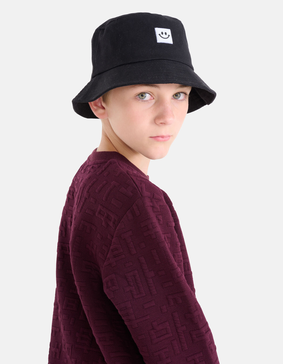 Structuur Sweater Bordeaux SHOEBY BOYS
