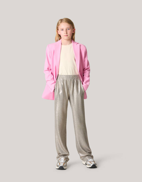 Metallic Broek Zilver SHOEBY GIRLS